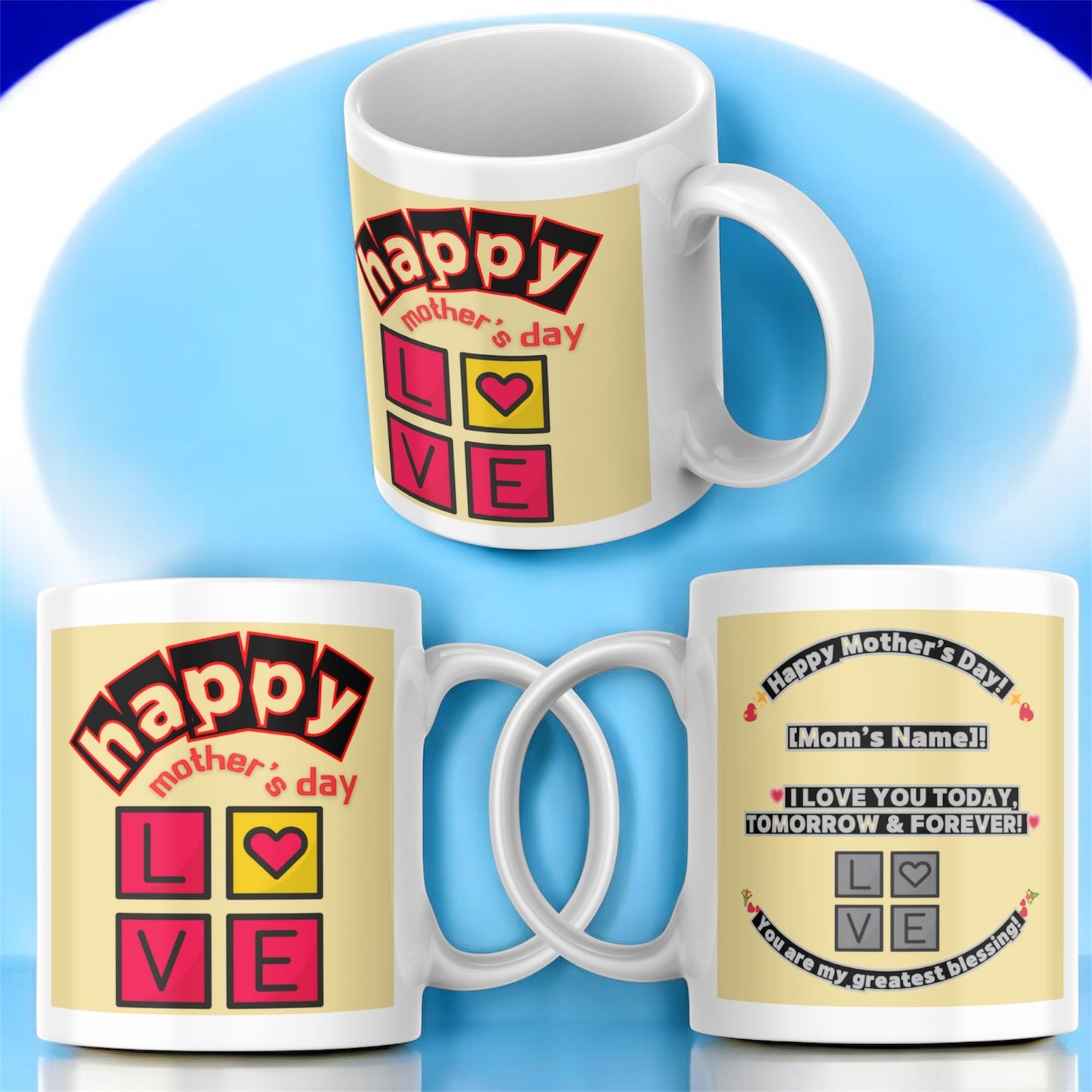 Custom Made Mugs-Personalised Mugs
