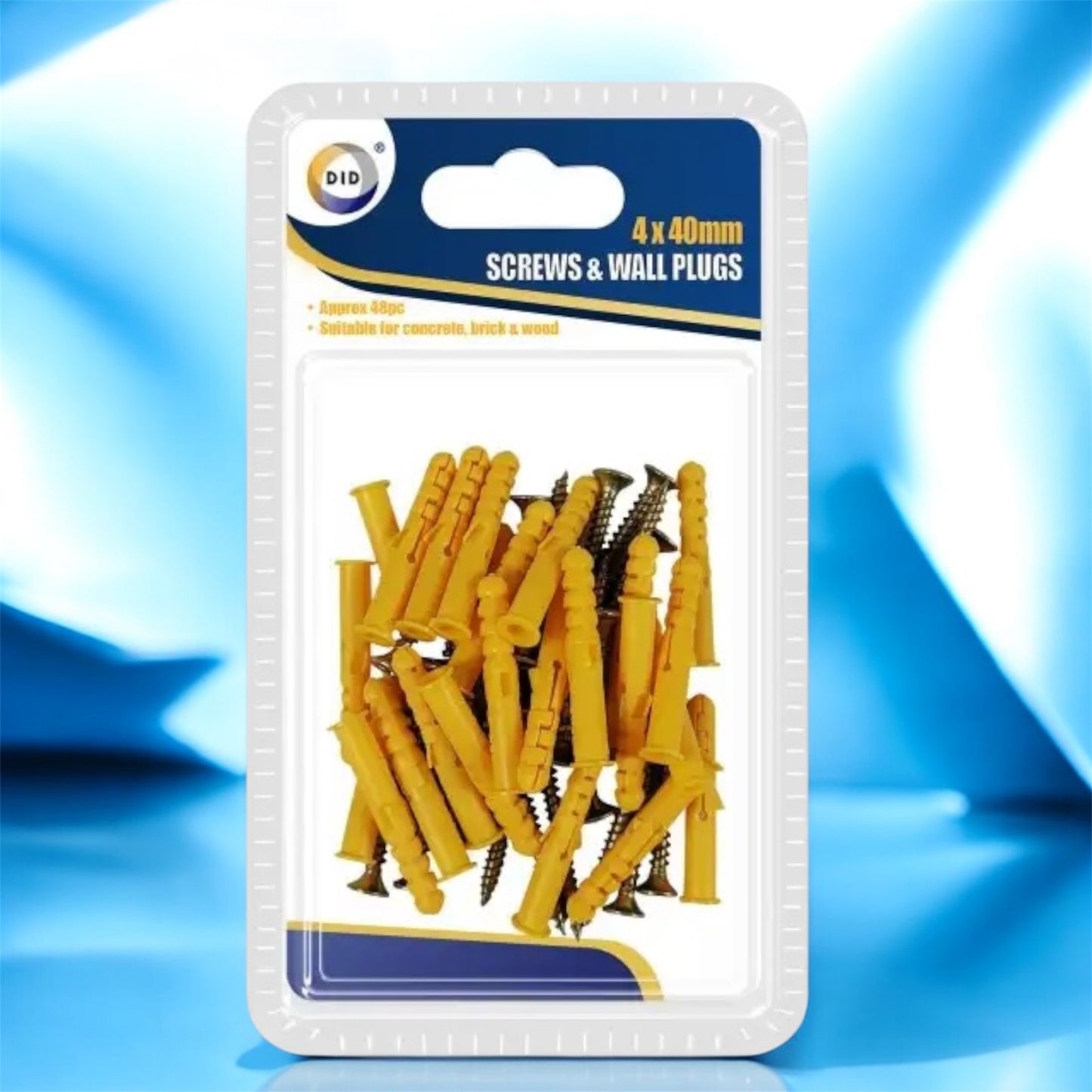 wall plugs and screws set