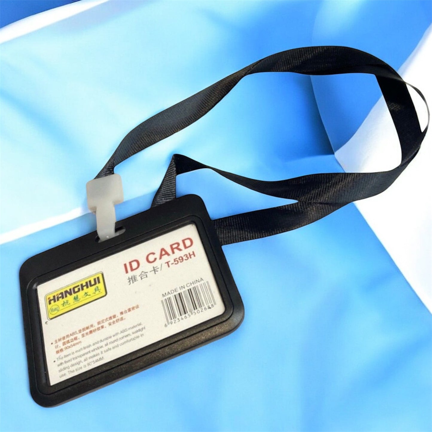 id badge holder with lanyard