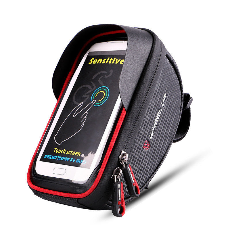 Bicycle Bag, Touch Screen Phone Bag, Mountain Bike Front Beam Bag, Cycling Bag, Handlebar Bag