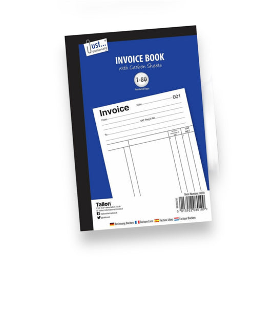 A5 INVOICE Book - Receipt Notes Office Sales Business Home Use
