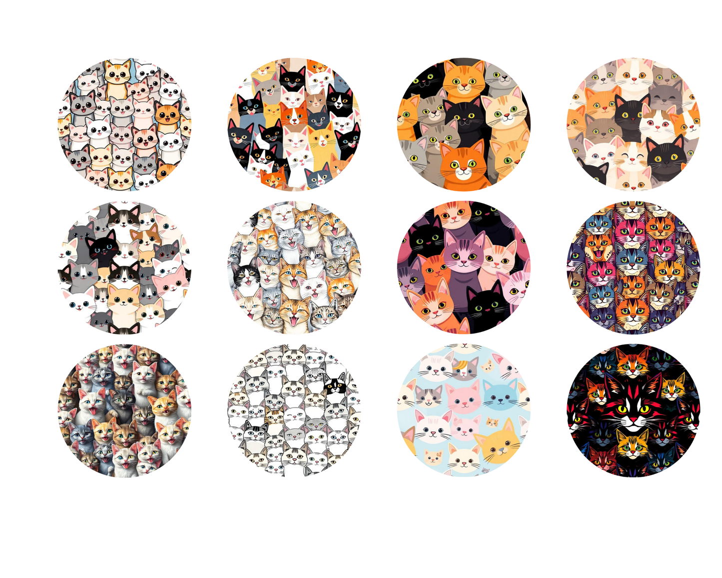 Portable Metal Pocket Ashtray Keyring – Cat Design