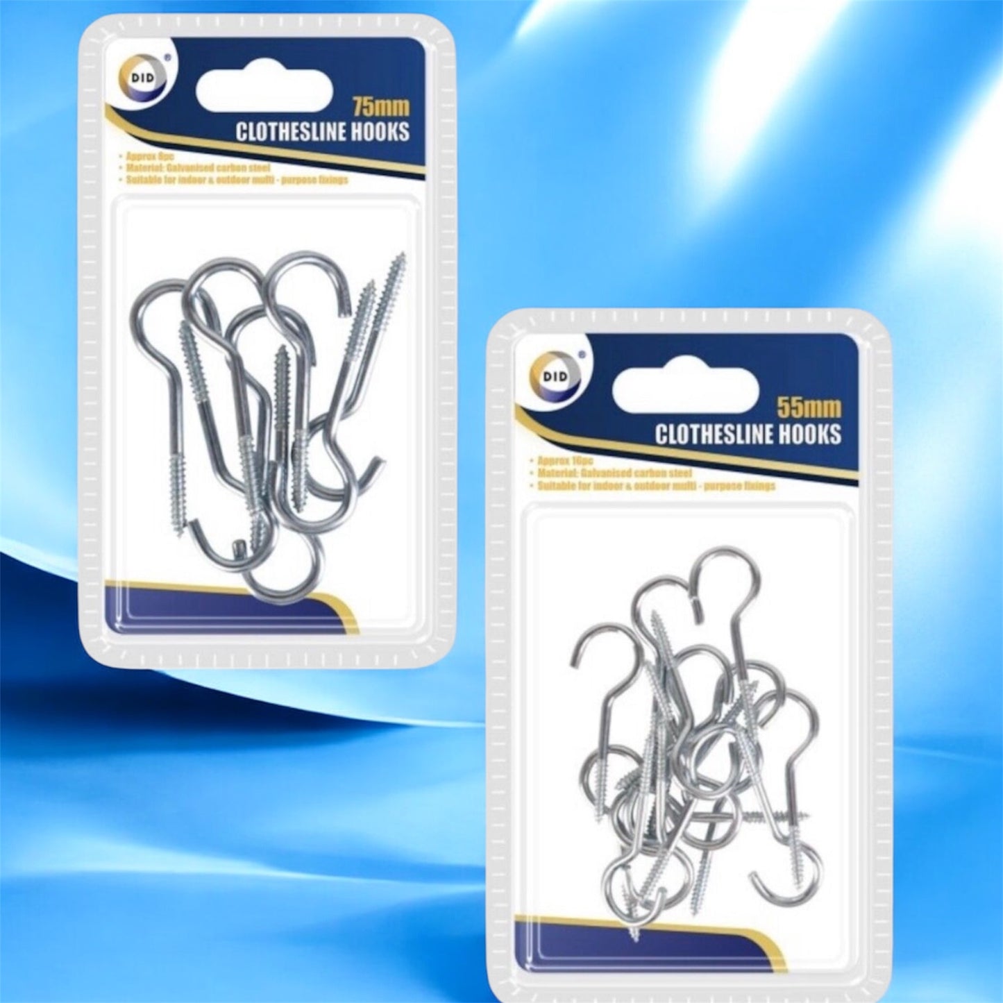 CLOTHESLINE HOOKS