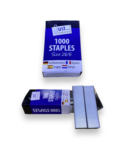 STANDARD STAPLES 26/6 Size Metal Paper Pins Refill Pack Fits No 56 Office/School
