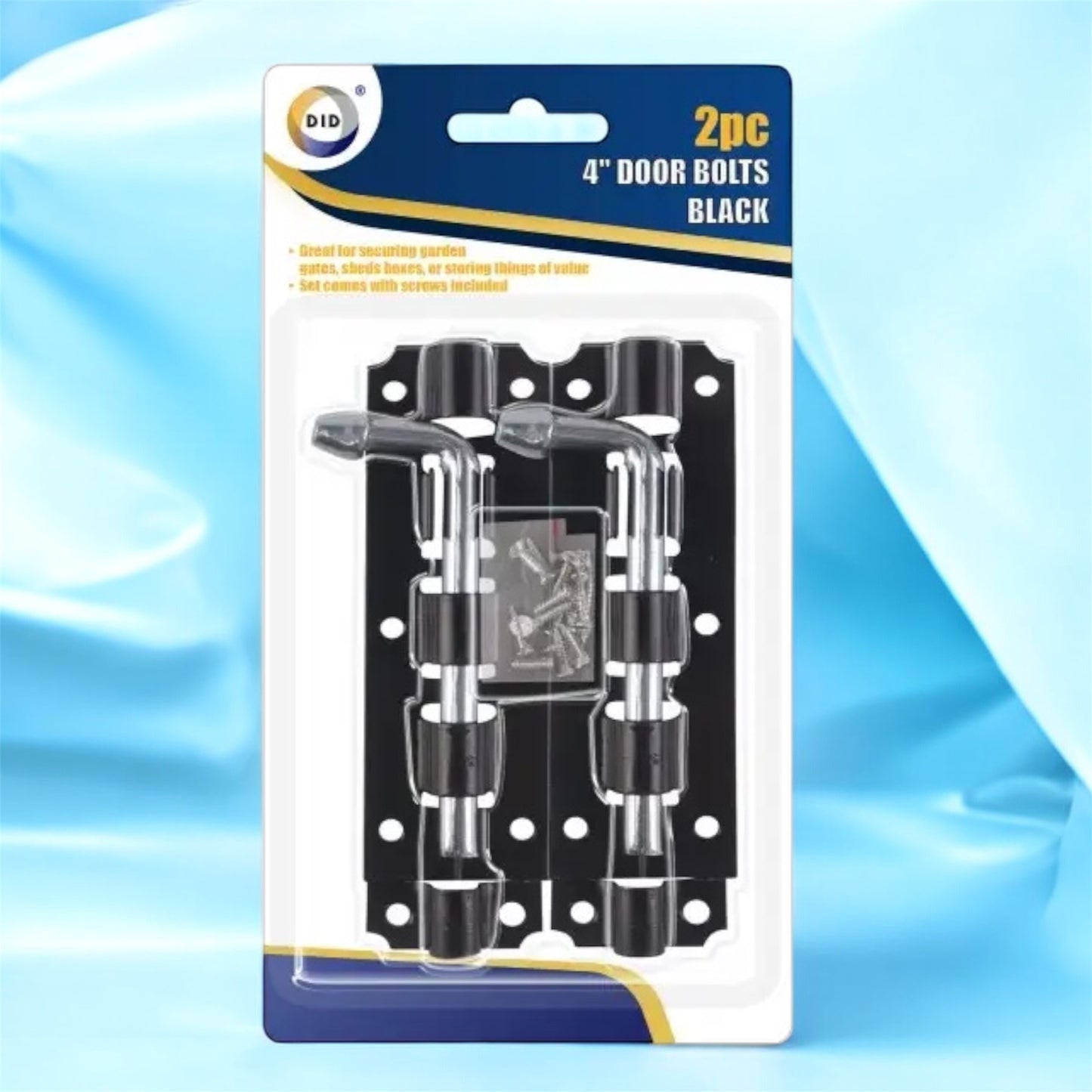 door bolts black | BARREL DOOR BOLT