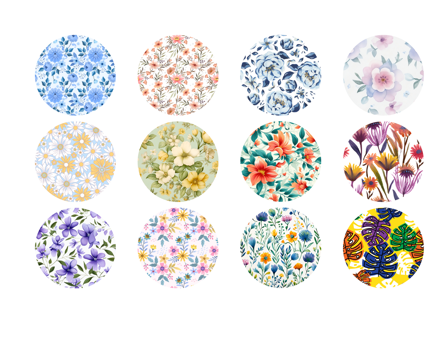 Portable Metal Pocket Ashtray Keyring – Floral Design