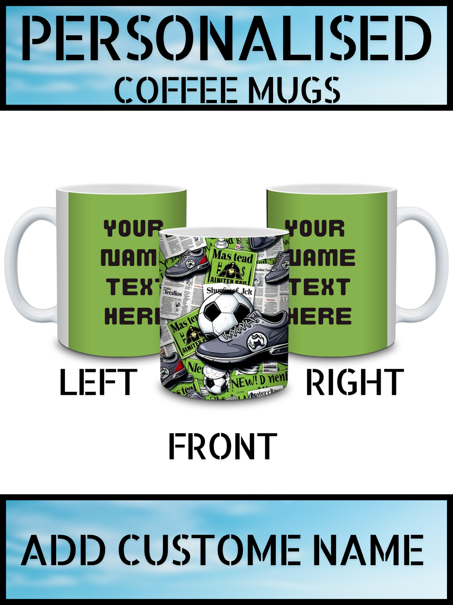 Tea & Coffee Mug – Personalised | Custom Name Print | Best Value