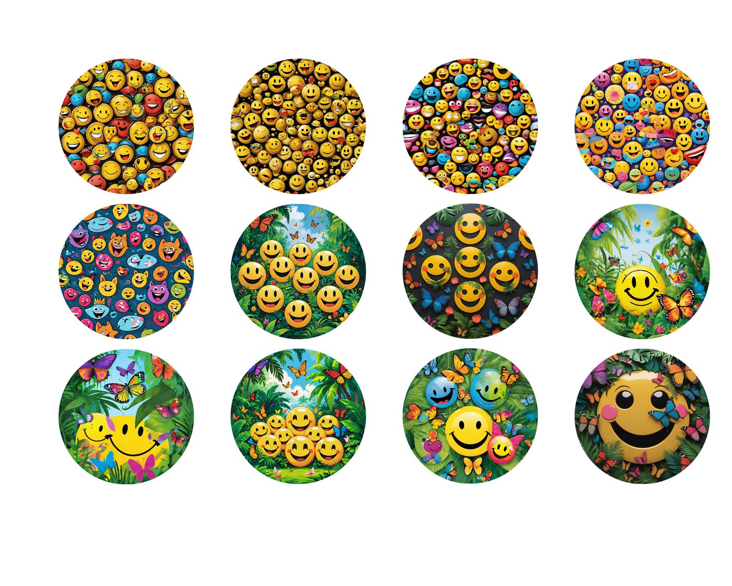 Portable Metal Pocket Ashtray Keyring – Smiley Design