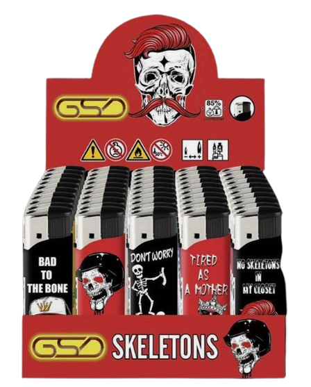 PACK of 4 random mix design ELECTRONIC REFILLABLE LIGHTERS PACK ASSORTED DESIGNS UK