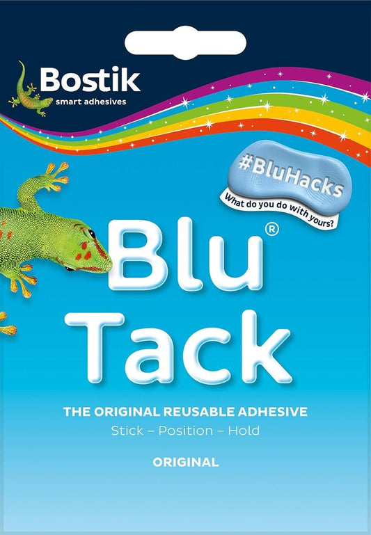 Bostik Blu Tack Sticky Tac Blue Economy Handy Size