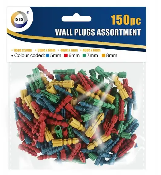 wall plugs assorted