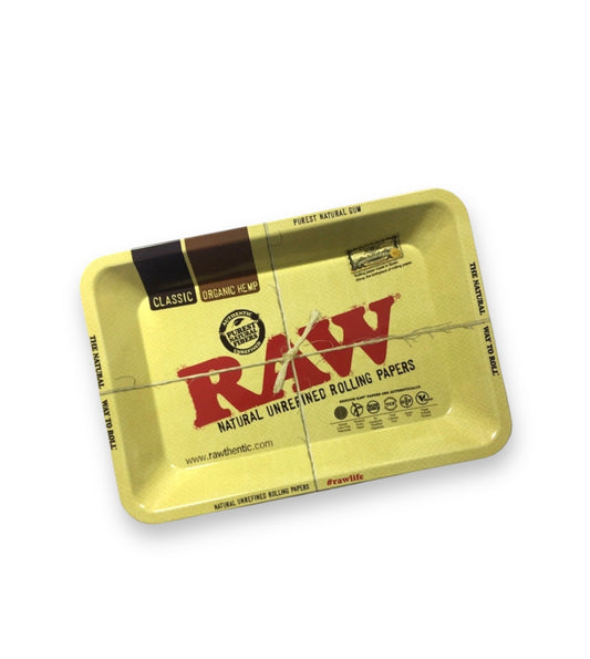 RAW Mini Rolling Classic Rolling Metal Tray 18 x 12cm - uk stock