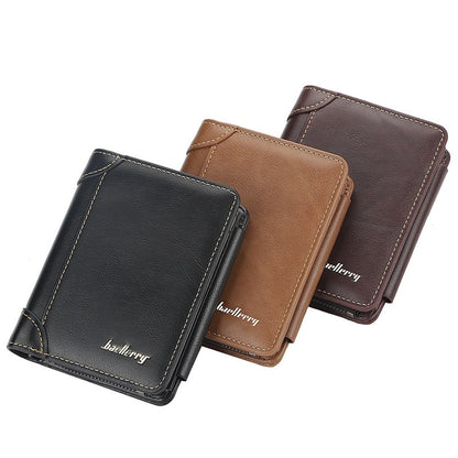 Men's Wallet Short Business Multi Card Slots Wallet