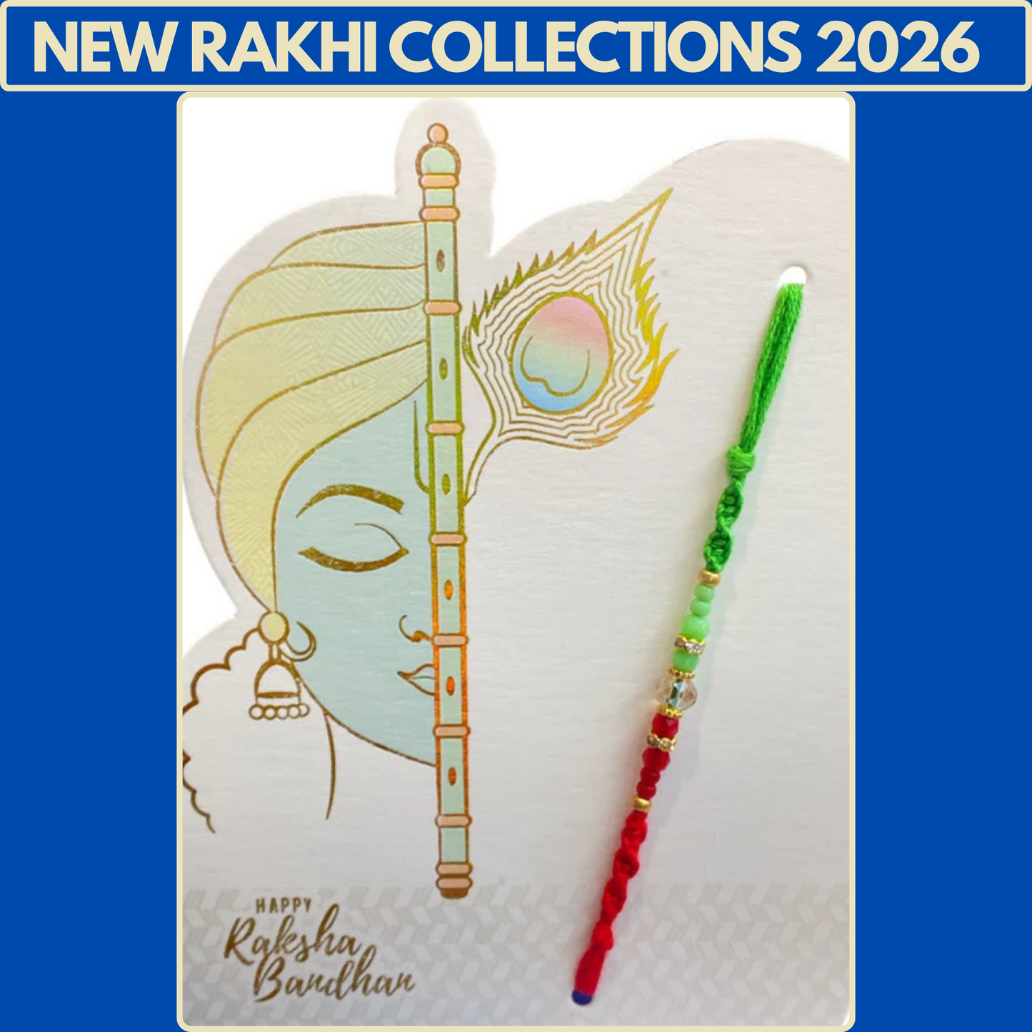 Designer Fancy Rakhi 2025 – Style Code 1501