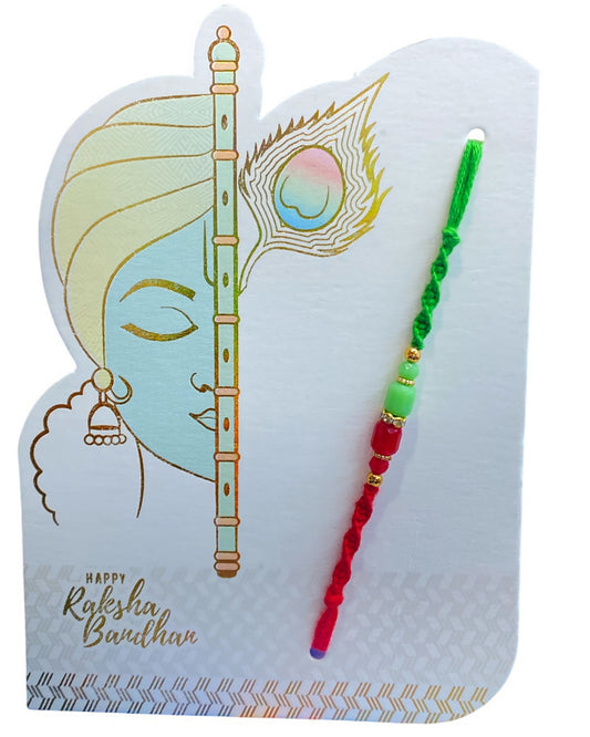 Handmade Beaded Rakhi 2025 – Style Code 1503