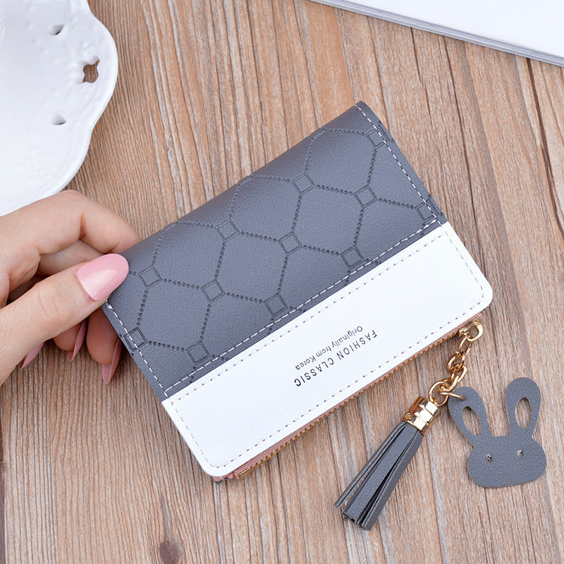 Korean Fashion Embossed Coin Purse For Students