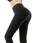 Women TIK Tok Leggings Bubble Textured Leggings Butt Lifting Yoga Pants Black