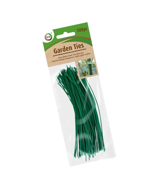 Garden Plant Tie Shrub Twist Flexible Plastic Strong Adjustable Support 100pc UK
