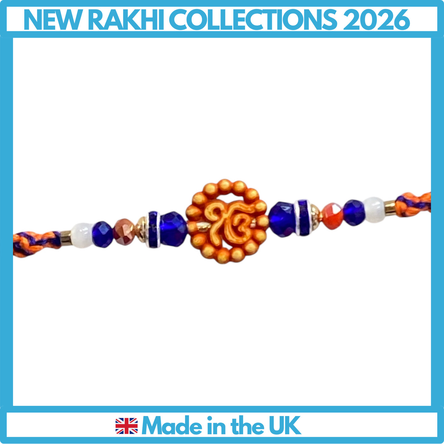Ek Onkar Beaded Rakhi – EK-N207