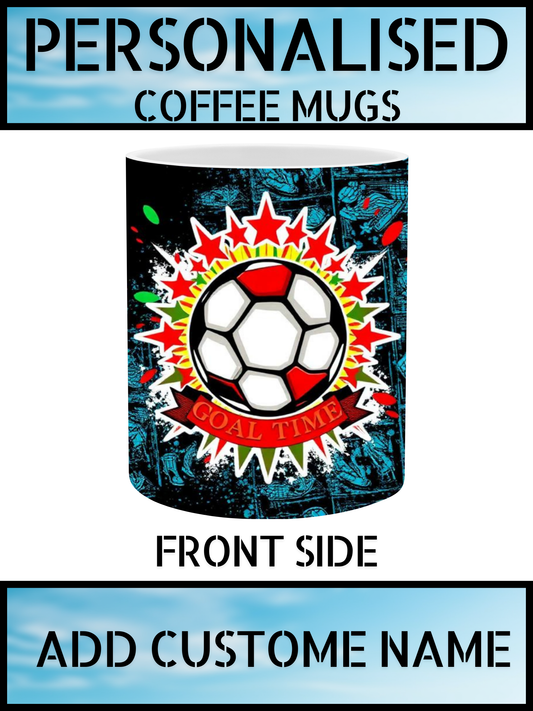 Football Ceramic Mug – Personalised Name Print