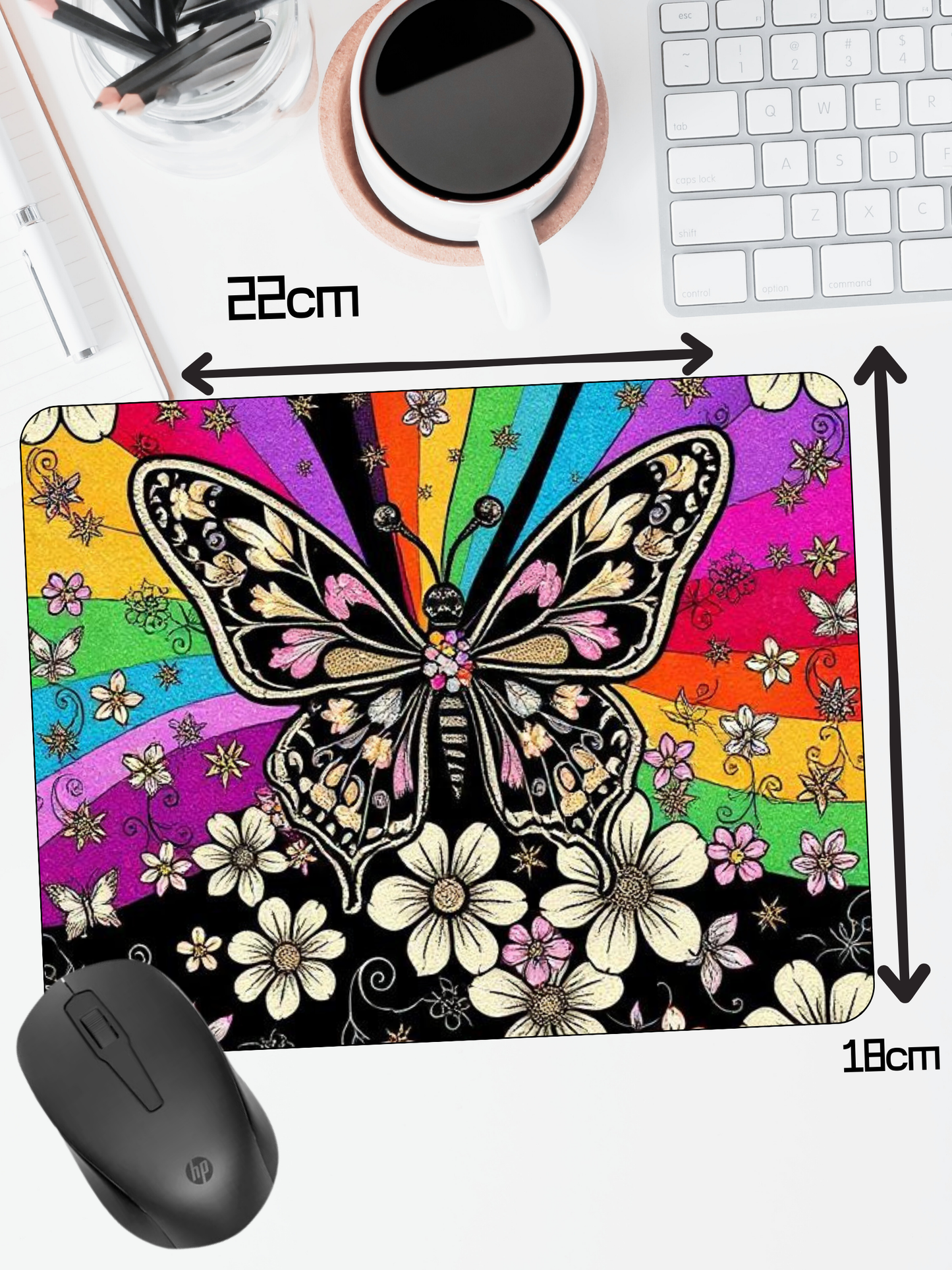 Mouse Mat | Mouse Pad | Butterflies Collection