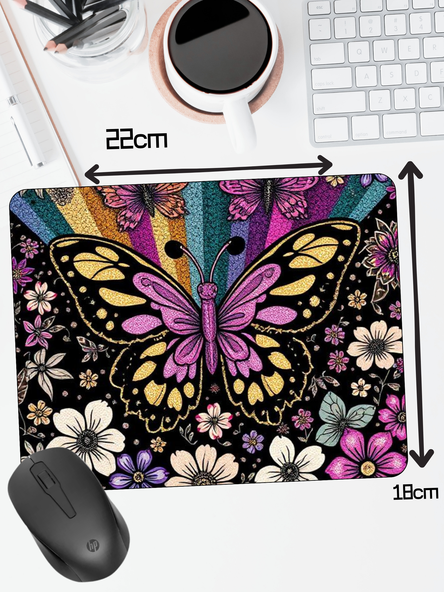 Mouse Mat | Mouse Pad | Butterflies Collection