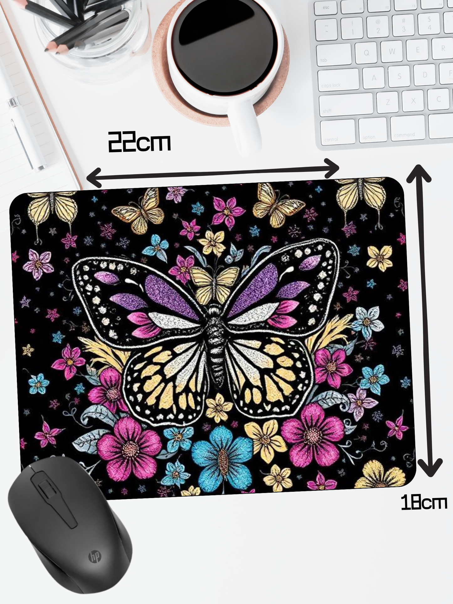 Mouse Mat | Mouse Pad | Butterflies Collection