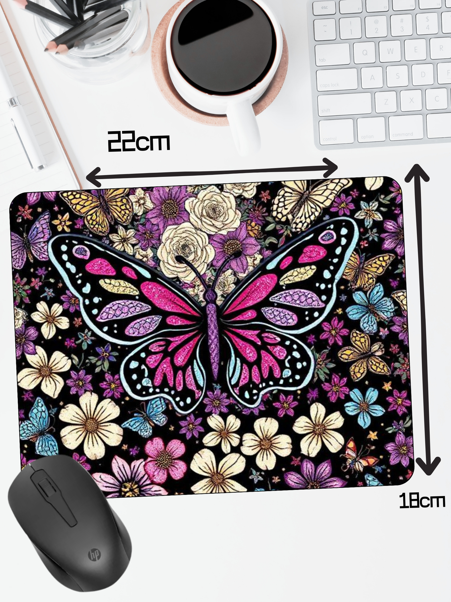 Mouse Mat | Mouse Pad | Butterflies Collection