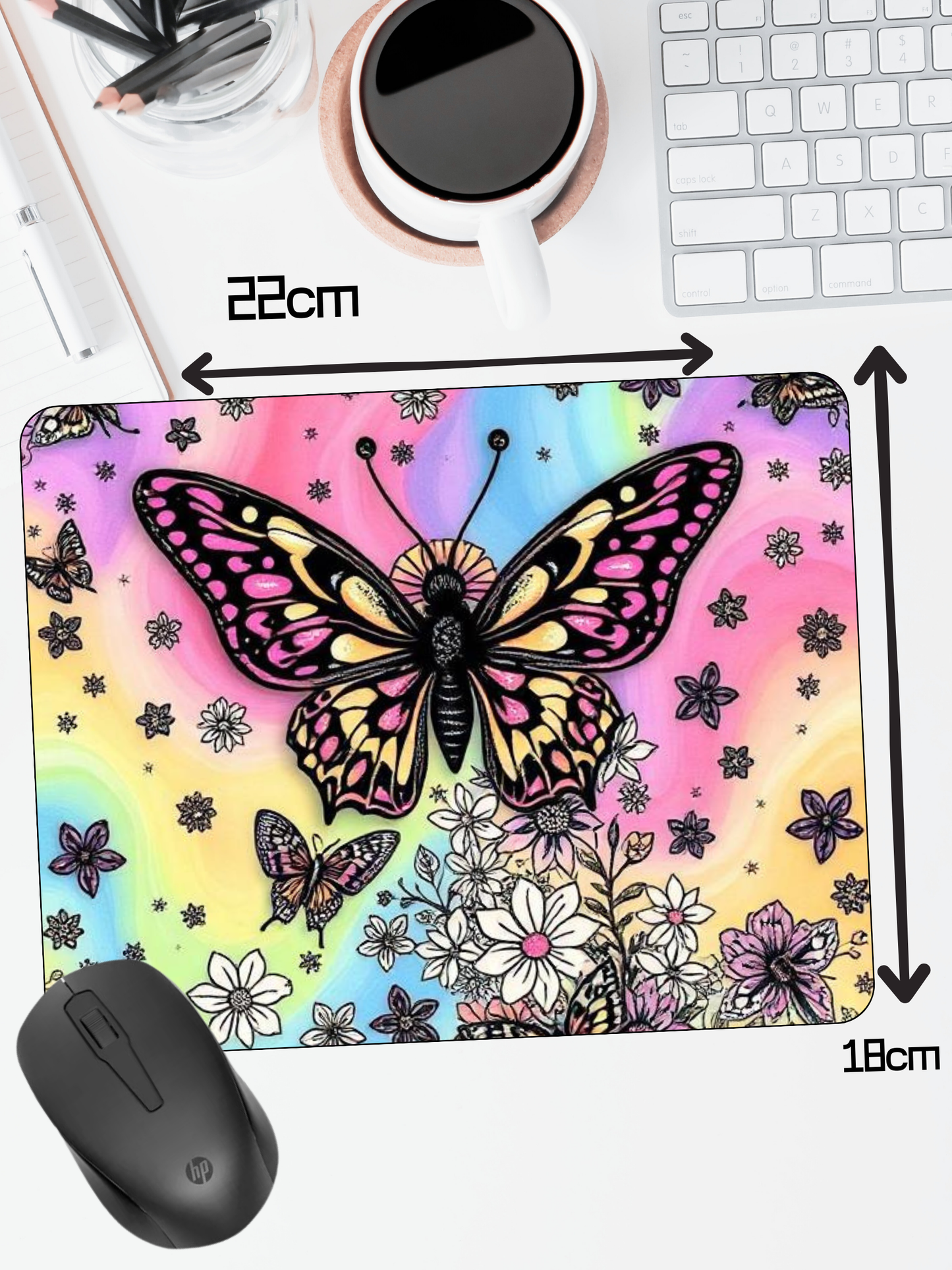 Mouse Mat | Mouse Pad | Butterflies Collection