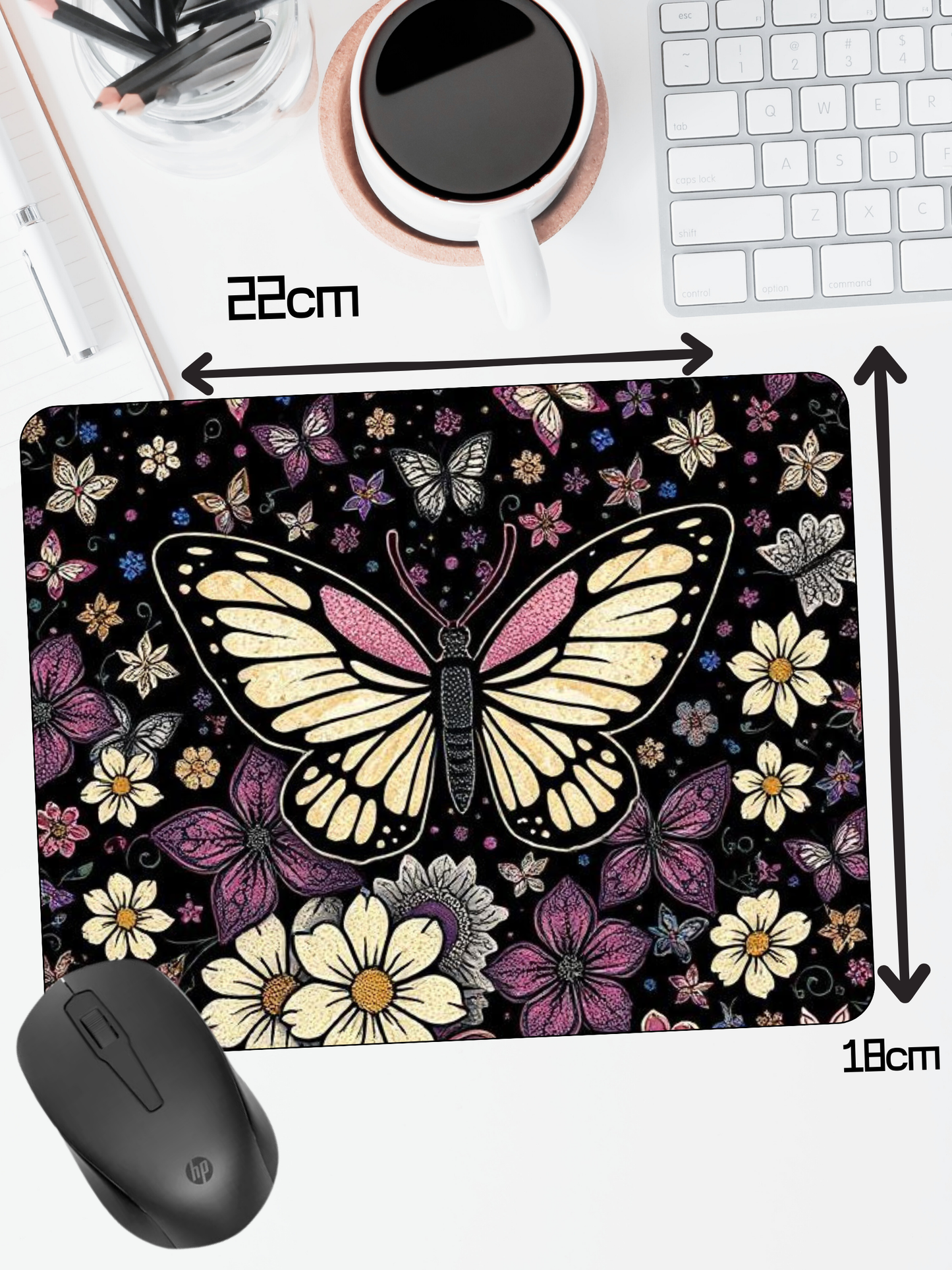 Mouse Mat | Mouse Pad | Butterflies Collection