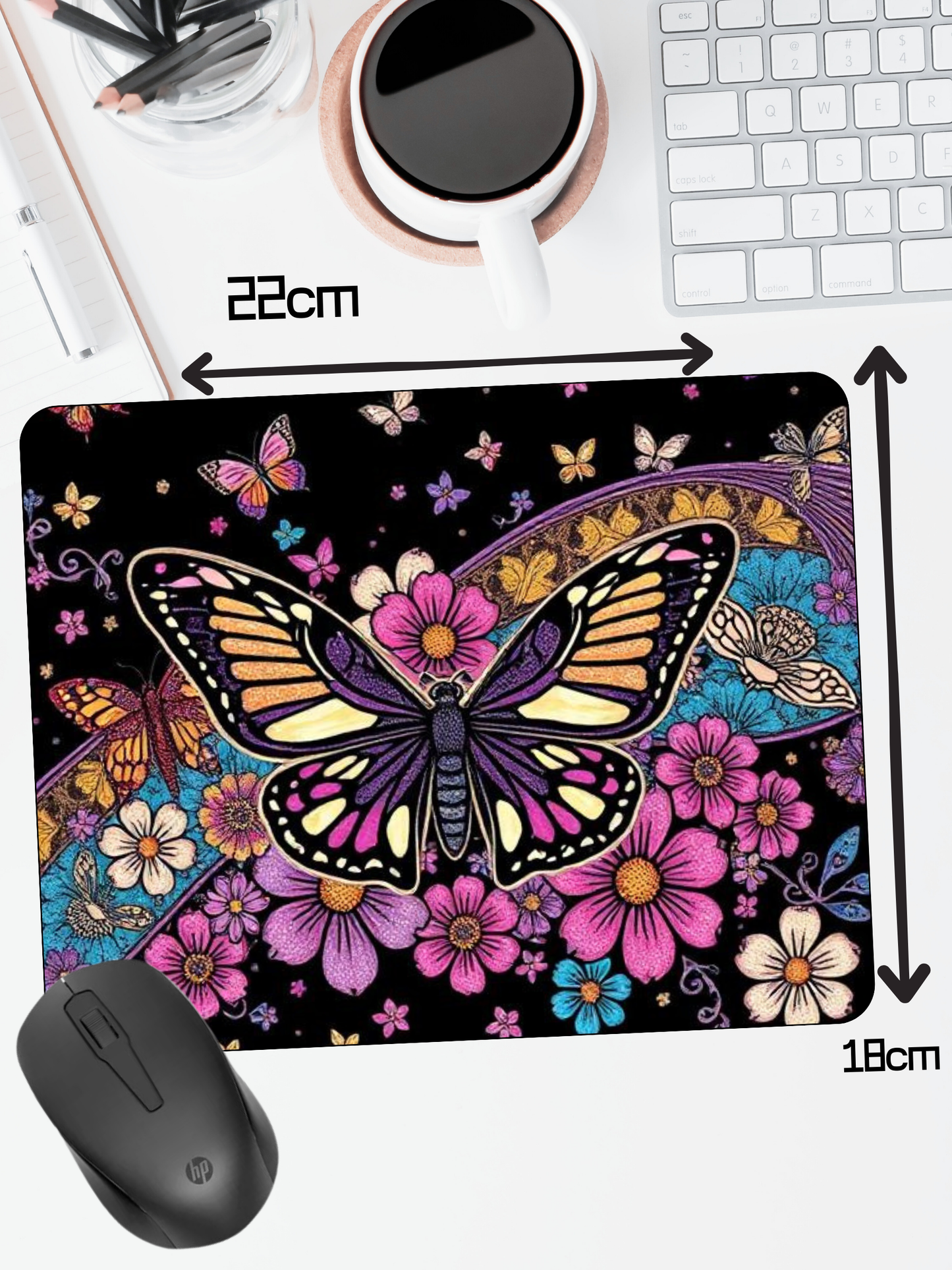 Mouse Mat | Mouse Pad | Butterflies Collection