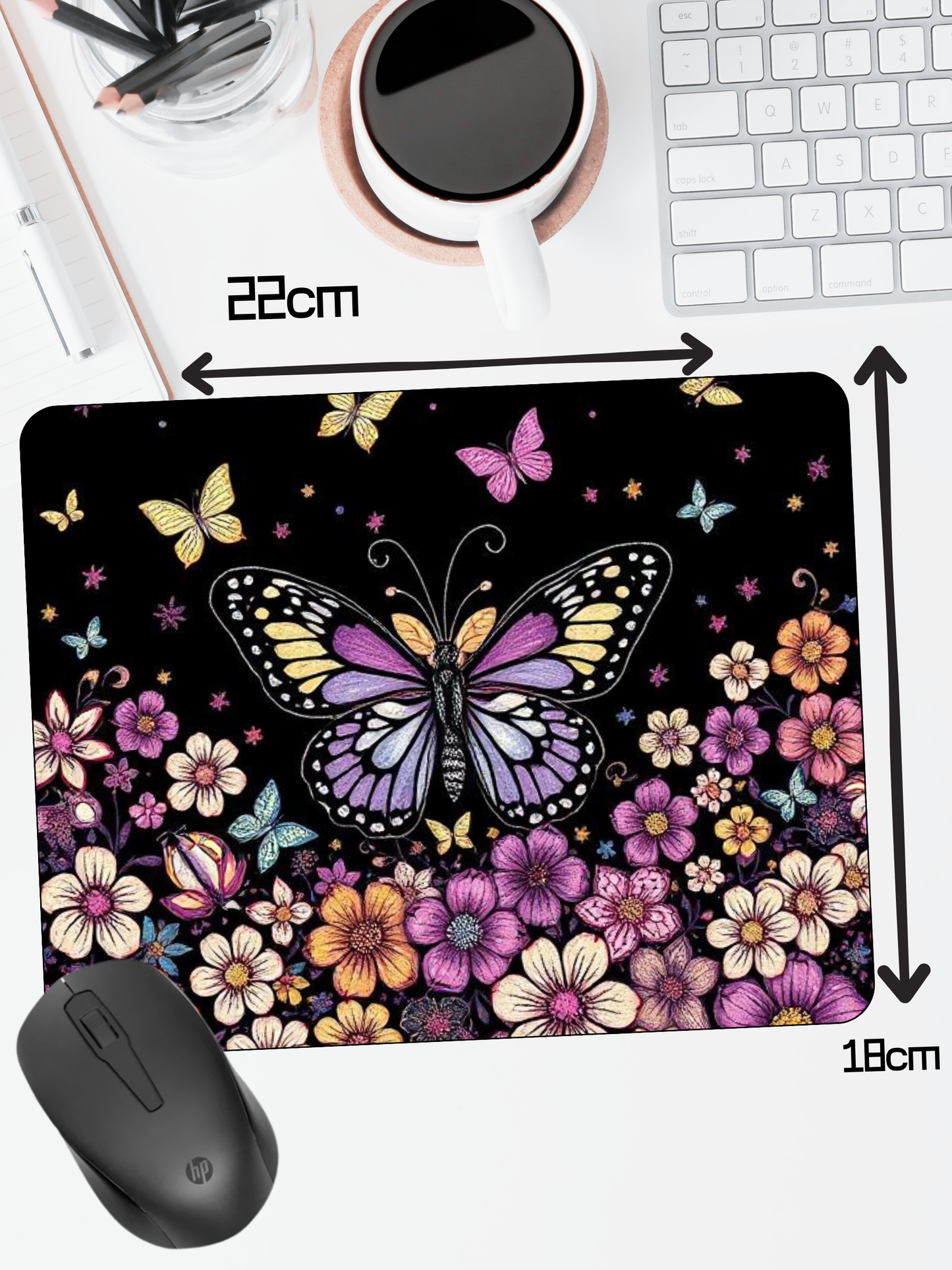 Mouse Mat | Mouse Pad | Butterflies Collection