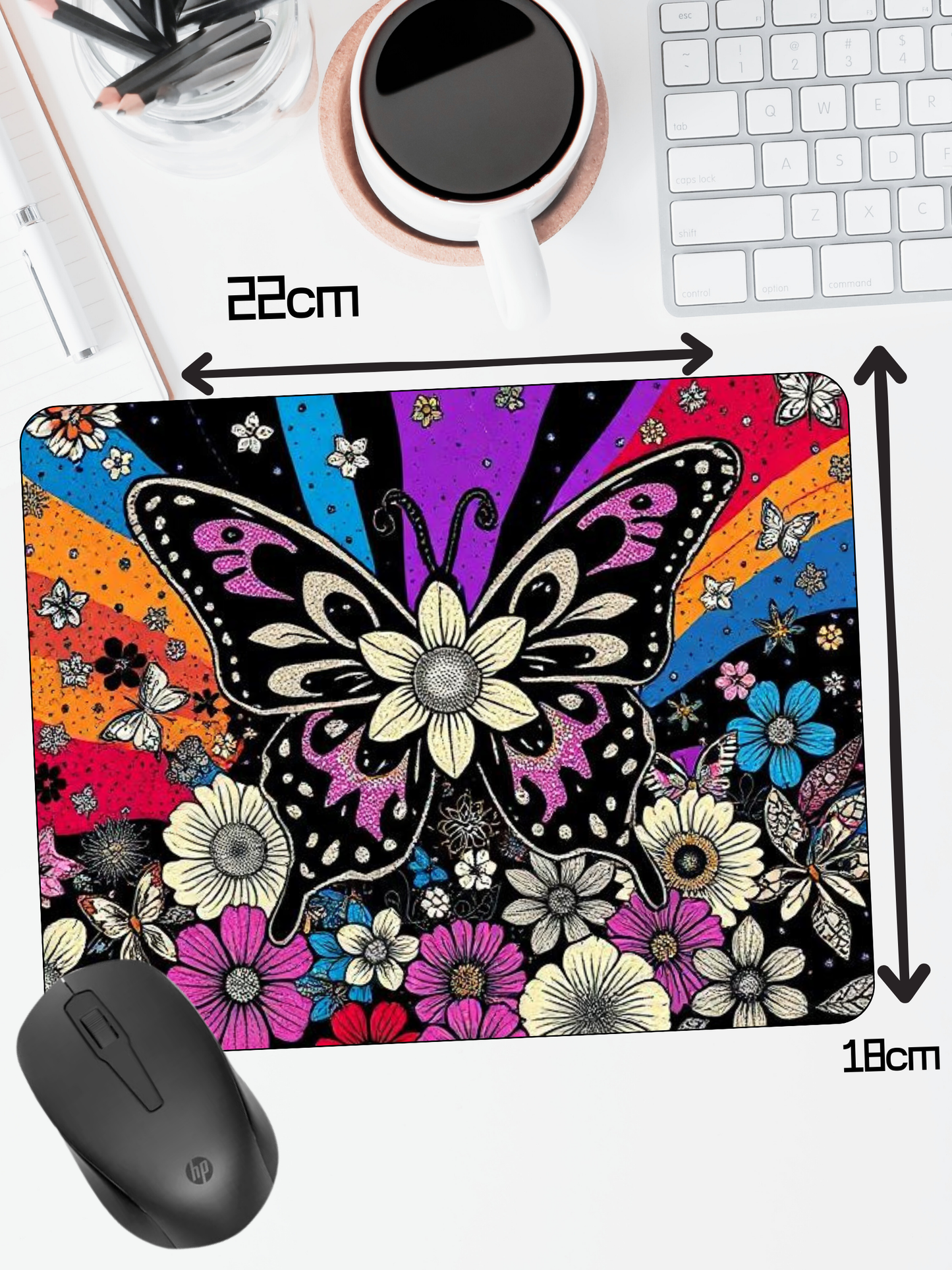 Mouse Mat | Mouse Pad | Butterflies Collection