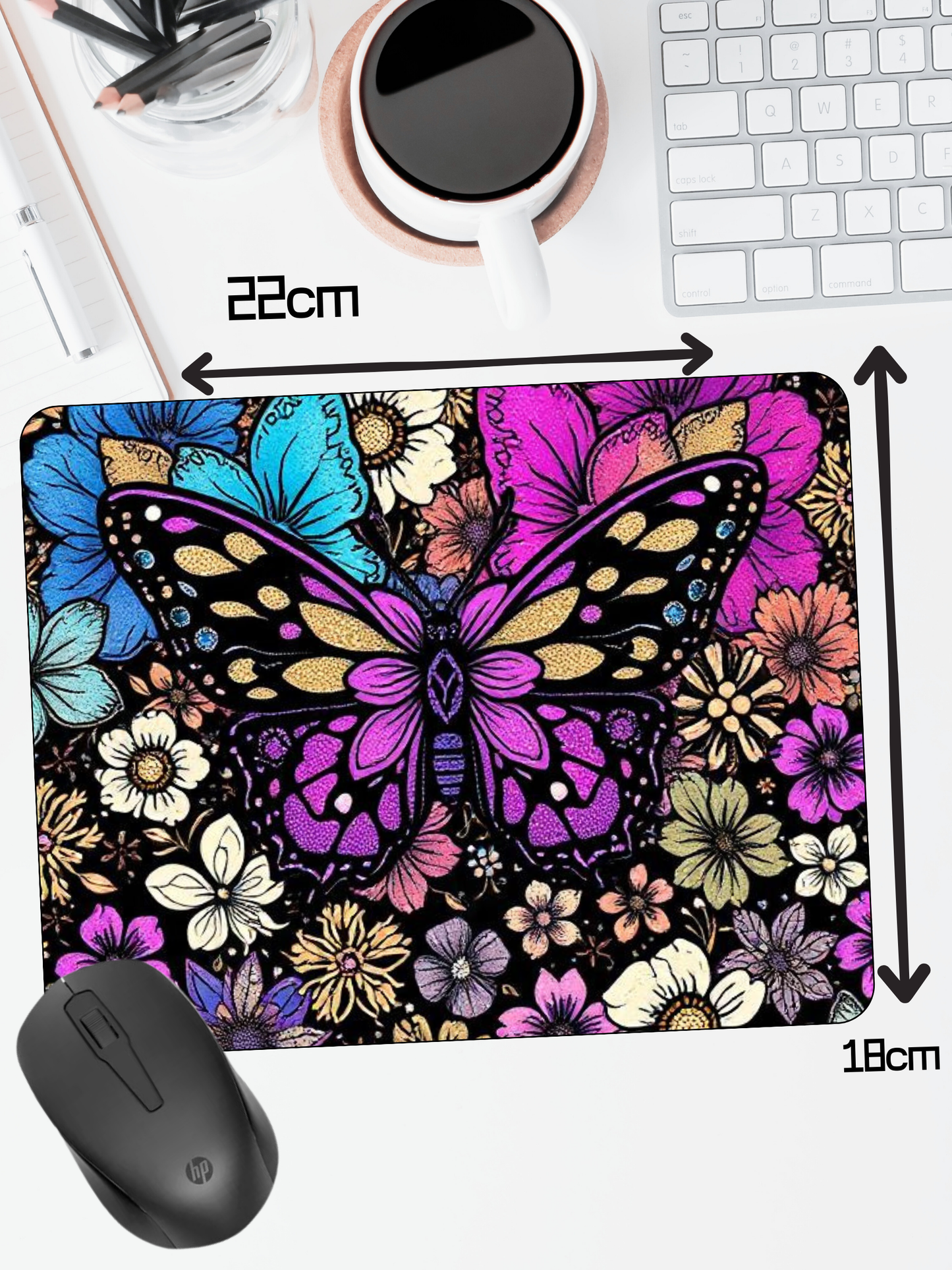 Mouse Mat | Mouse Pad | Butterflies Collection