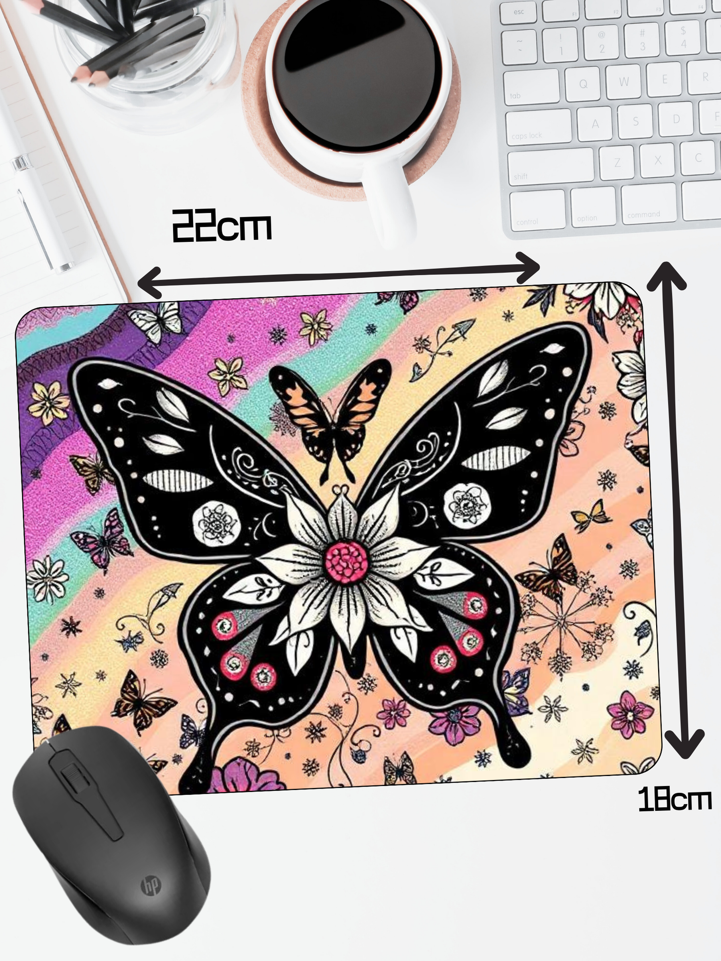 Mouse Mat | Mouse Pad | Butterflies Collection