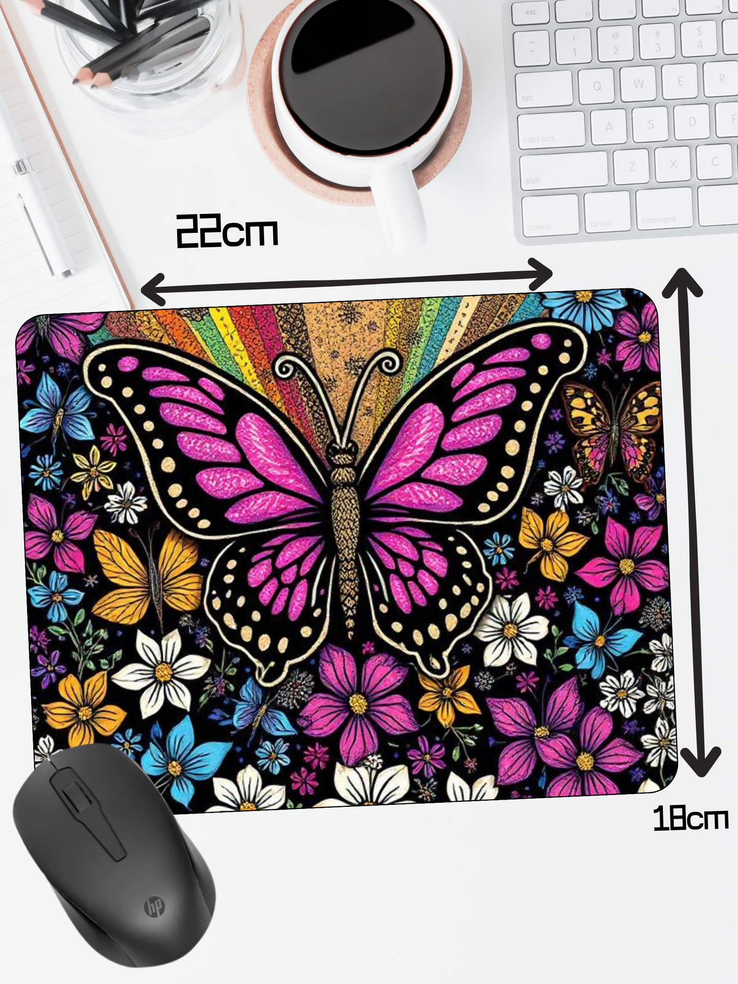 Mouse Mat | Mouse Pad | Butterflies Collection