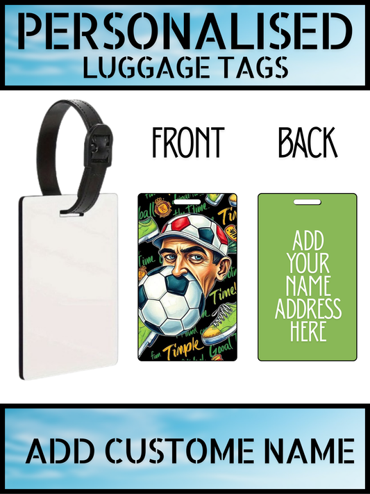 Personalised Travel Luggage Tag – Custom Name ID Tag