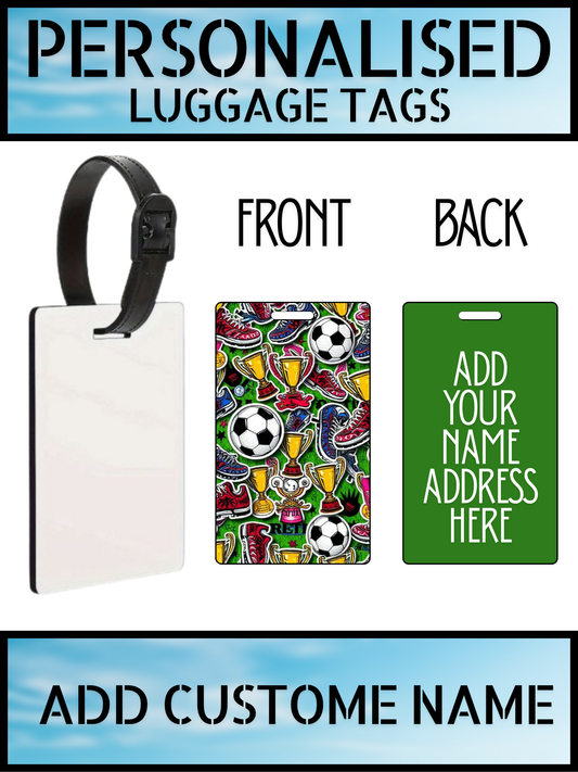 Personalised Luggage Tag – Custom Name Print