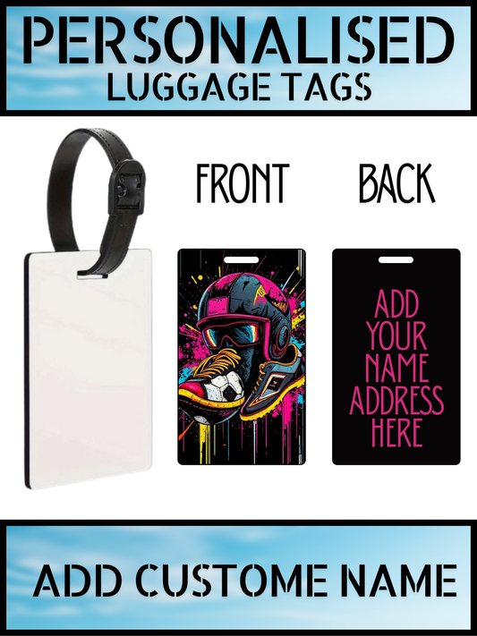 Personalised Luggage Tag – Holiday Travel ID
