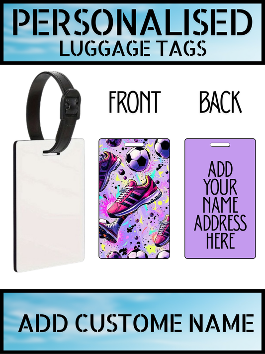 Personalised Luggage Tag – Custom Name Travel Accessory