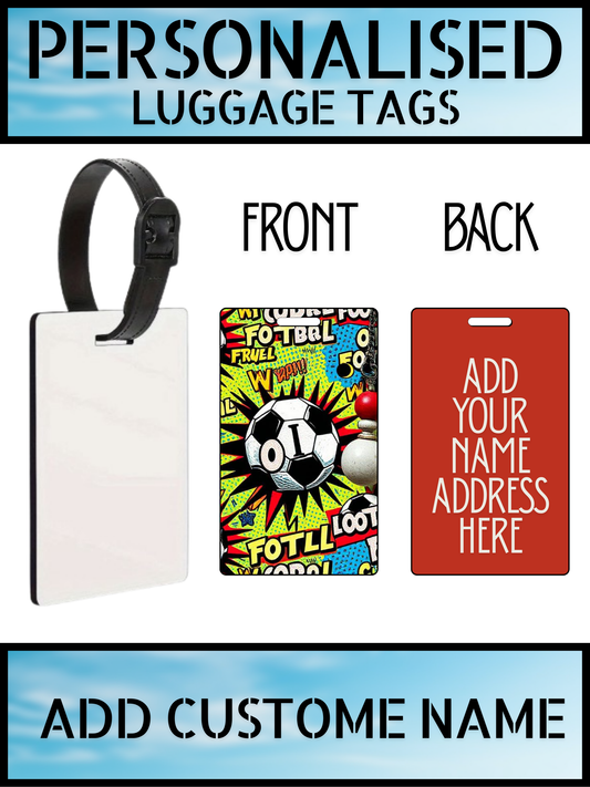 Personal Luggage Label – Custom Name Print