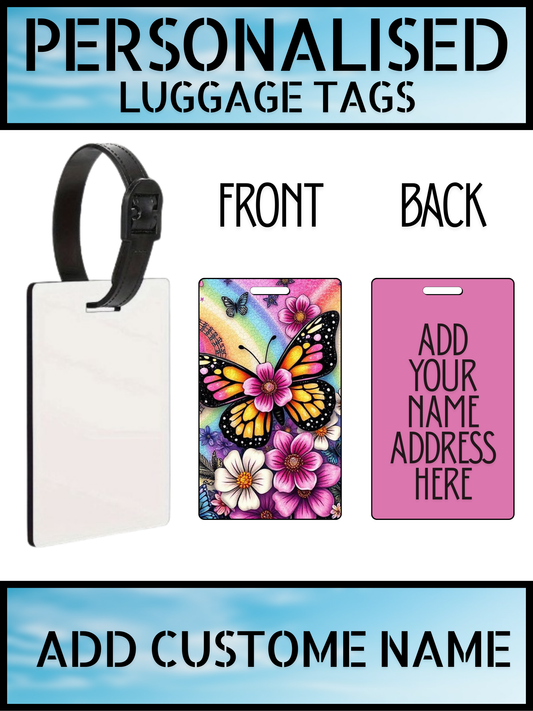 Custom Luggage Tag – Printed Name