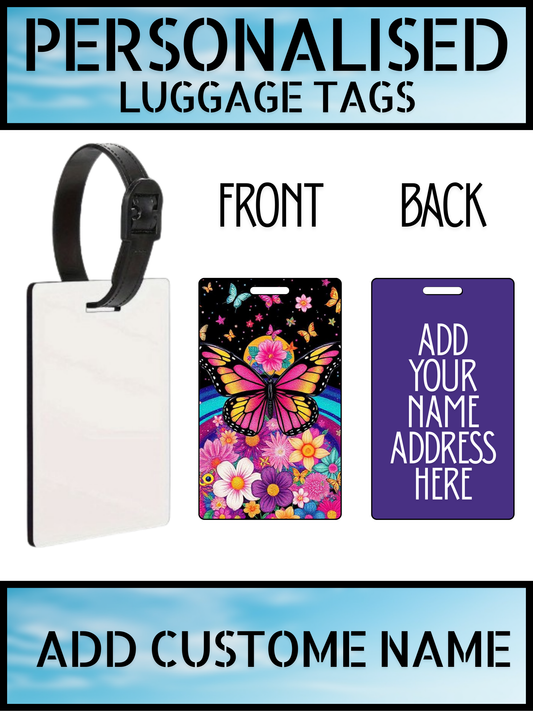 Funny Travel Luggage Tag – Custom Print