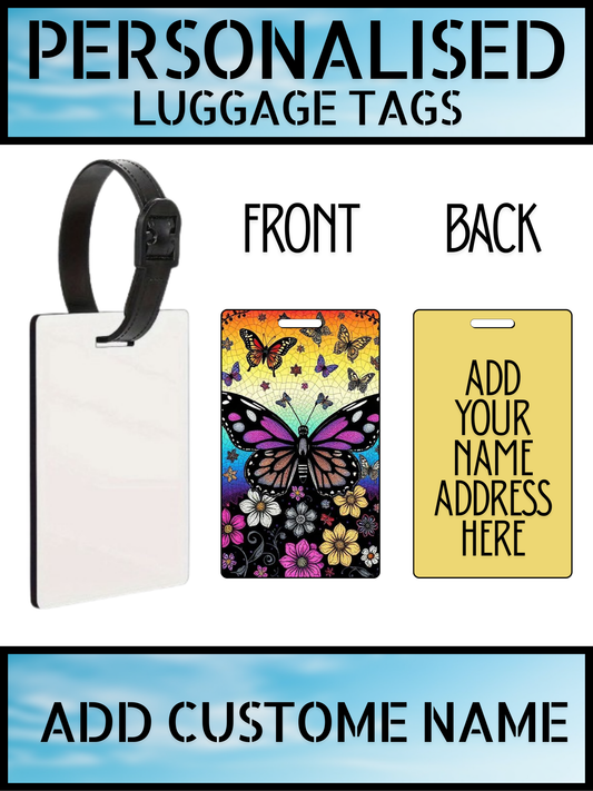 Personalised Luggage Tags – Travel Labels Gift