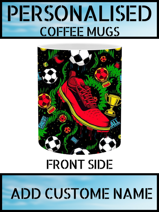 Football Lover Mug – Personalised Name Print