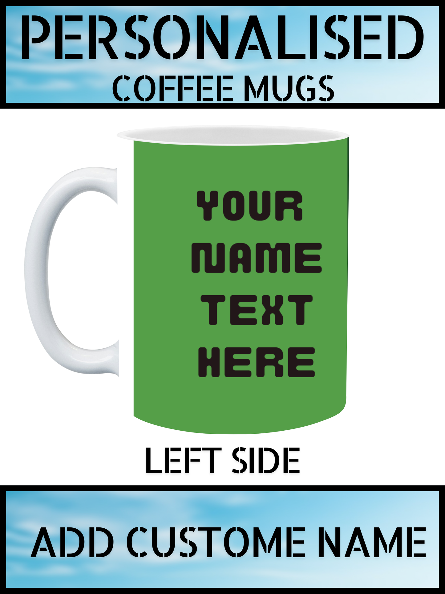 Personalised Name & Message Mug