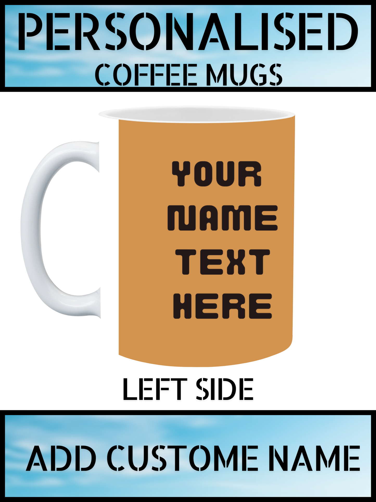 Personalised Coffee Mug – No Minimum Order | NKB London