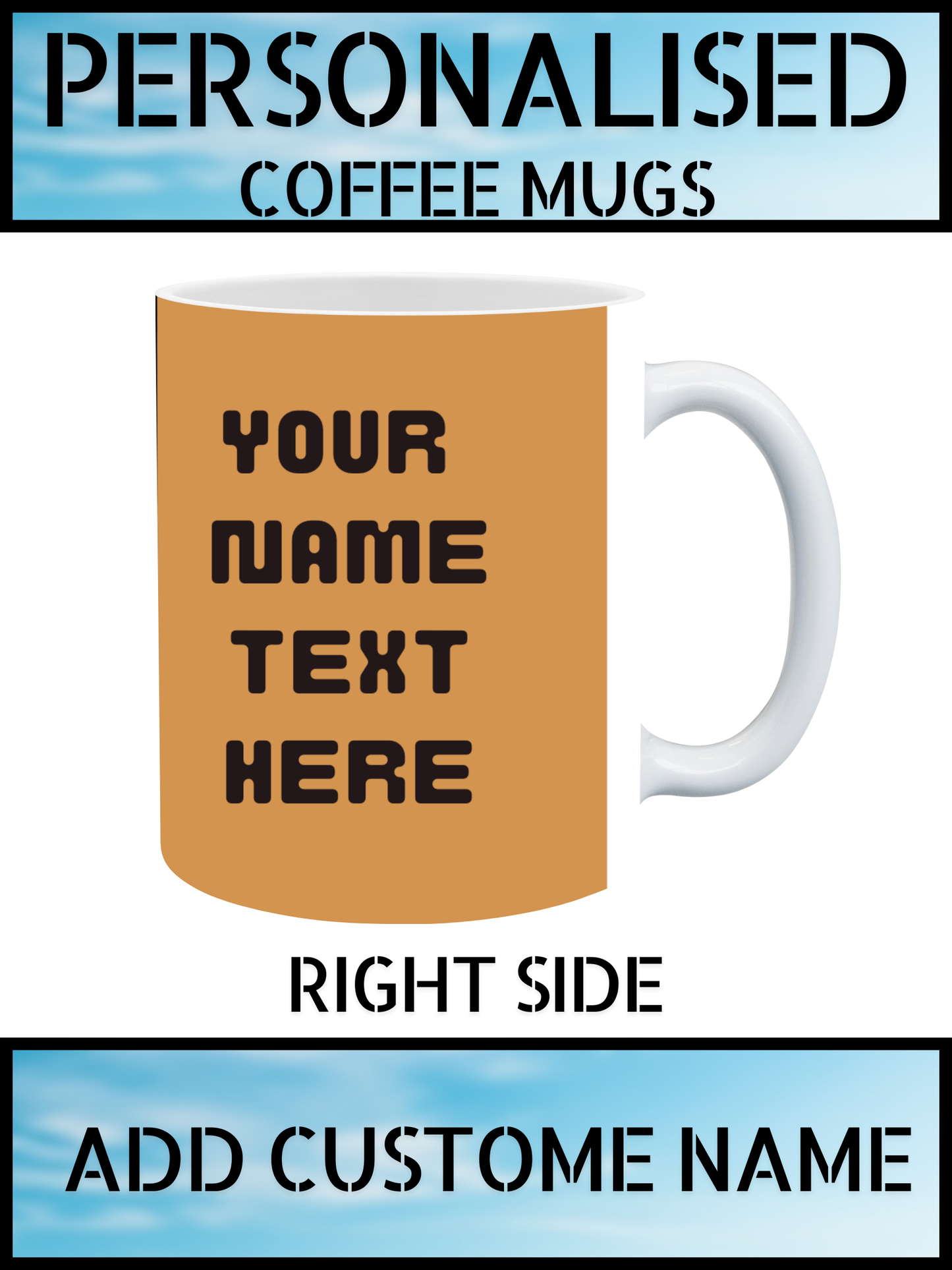 Personalised Coffee Mug – No Minimum Order | NKB London