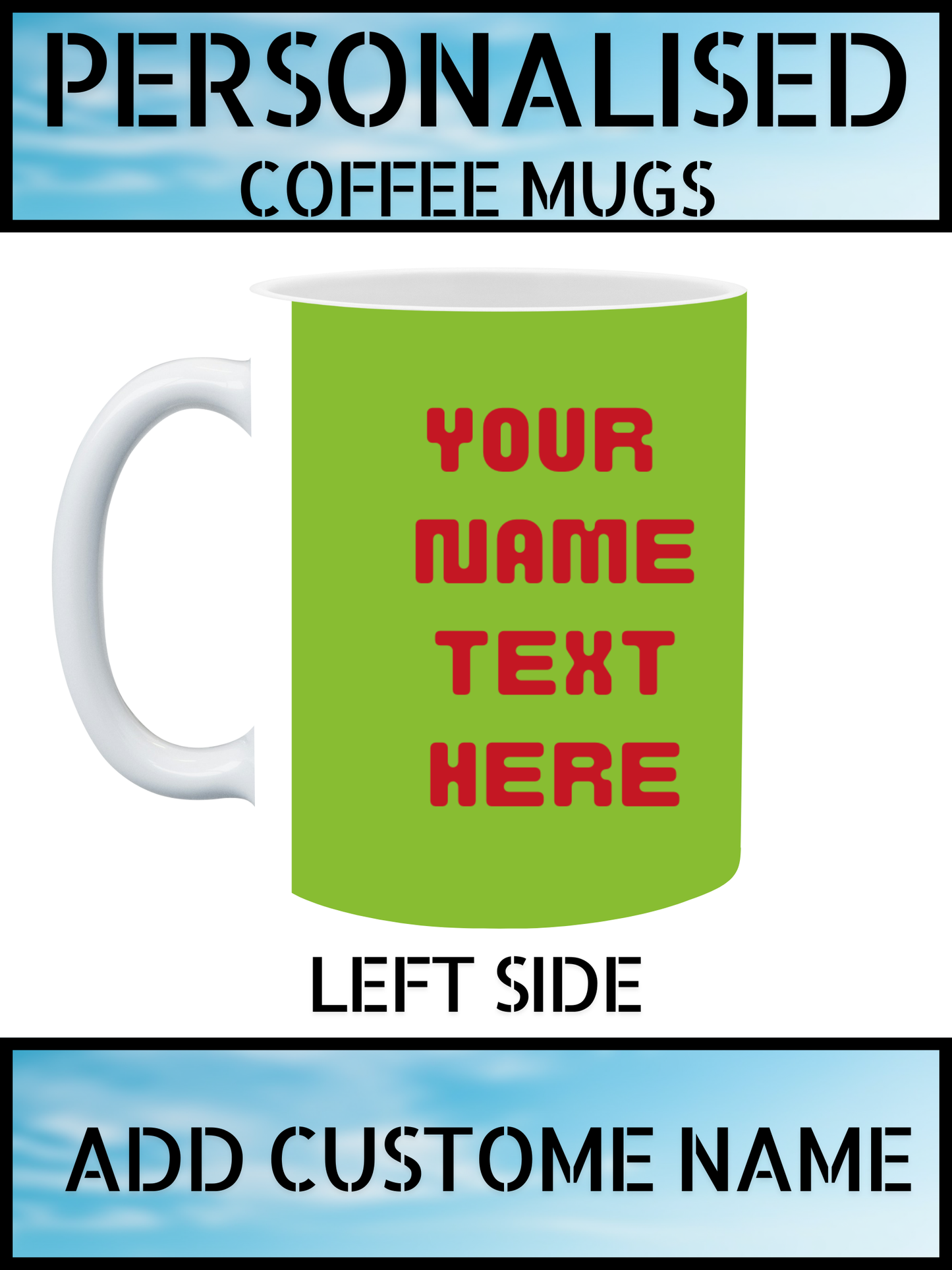 Best Personalised Coffee Mug – Print Your Name