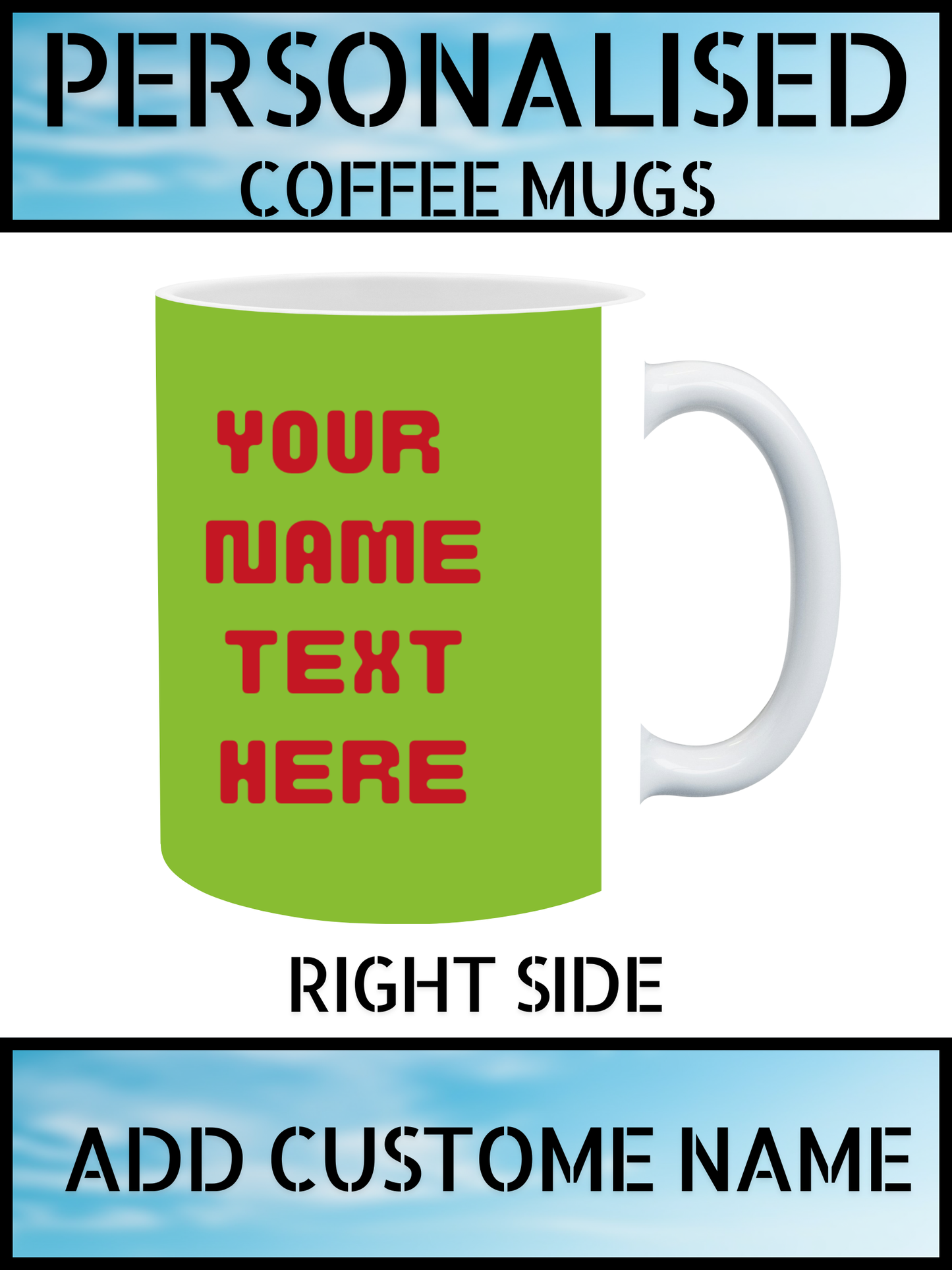 Best Personalised Coffee Mug – Print Your Name